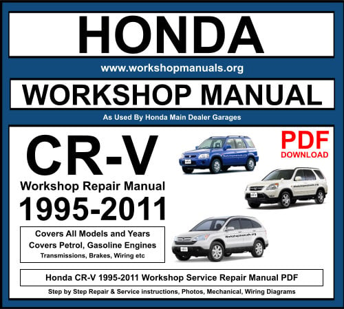 Honda CR-V 1995-2011 Workshop Repair Manual Download PDF