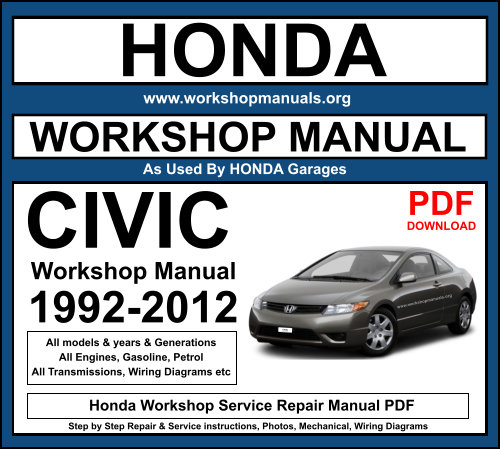 Honda Civic Workshop Repair Manual Download PDF