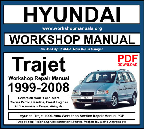 Hyundai Trajet 1999-2008 Workshop Repair Manual Download PDF