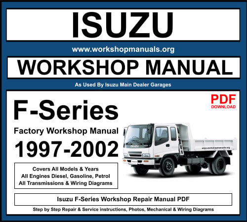 Isuzu F-Series Workshop Repair Manual PDF