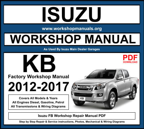 Isuzu KB Workshop Repair Manual PDF