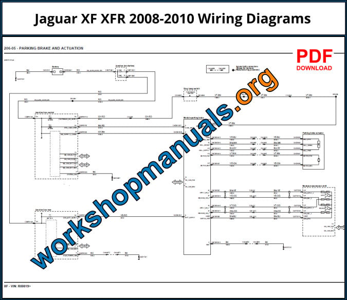 Jaguar XF XFR 2008-2010 Wiring Diagrams Download PDF