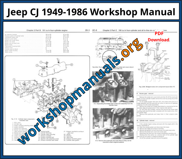 Jeep CJ 1949-1986 Workshop Manual