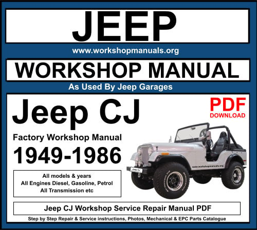 Jeep CJ Workshop Service Repair Manual