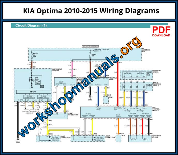 KIA Optima 2010-2015 Wiring Diagrams