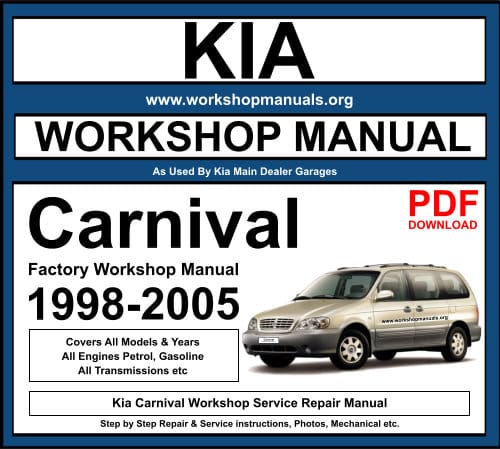 Kia Carnival Workshop Repair Manual