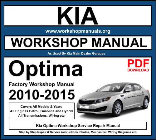 Kia Optima Workshop Repair Manual