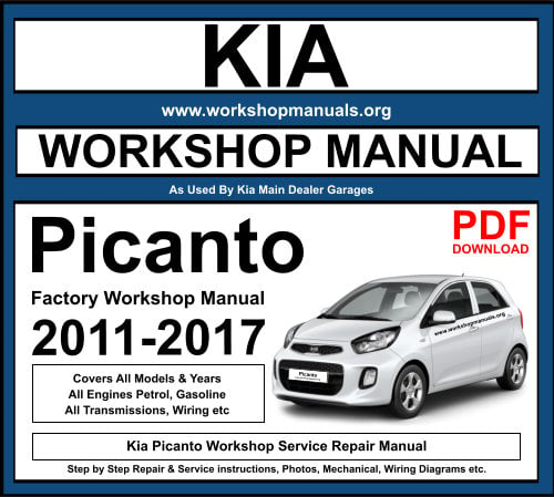 Kia Picanto 2011-2017 Workshop Repair Manual