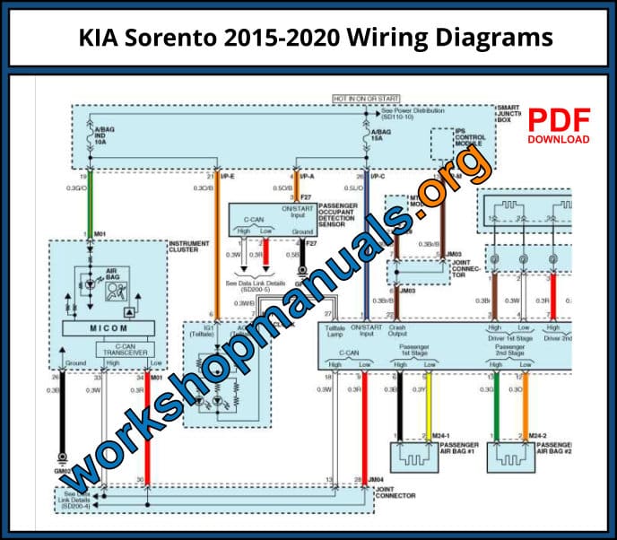 Kia Sorento 2015-2020 Wiring Diagrams