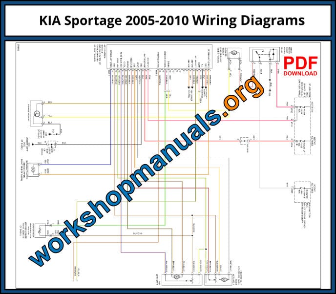 Kia Sportage 2005-2010 Wiring Diagrams