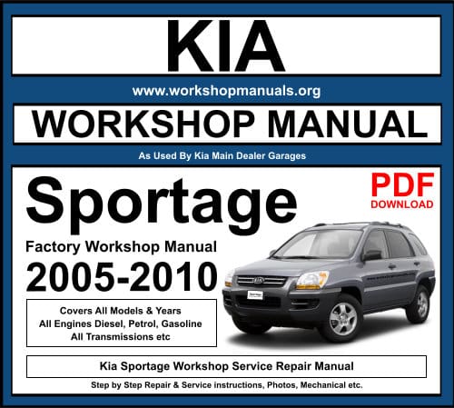 Kia Sportage 2005-2010 Workshop Repair Manual