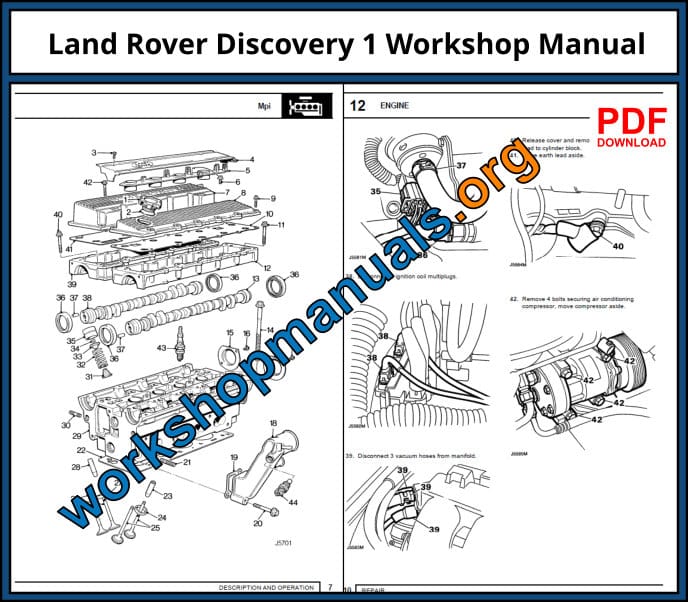 Land Rover Discovery 1 Workshop Manual Download