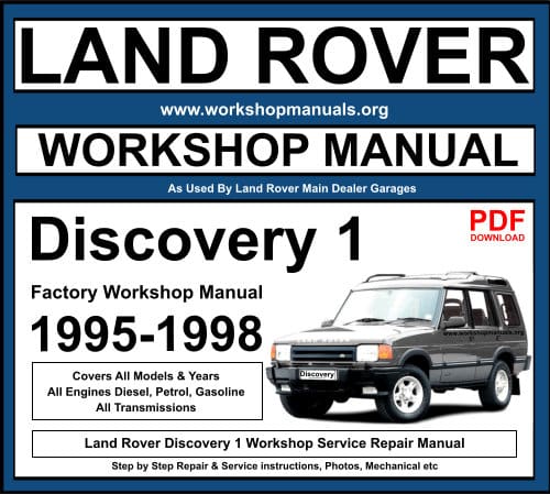 Land Rover Discovery 1 Workshop Repair Manual PDF