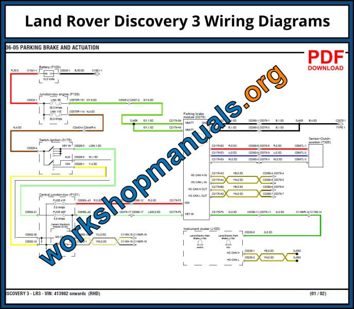 Land Rover Discovery 3 Wiring Diagrams