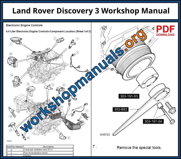 Land Rover Discovery 3 Workshop Manual