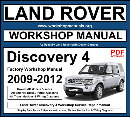 Land Rover Discovery 4 Workshop Repair Manual PDF