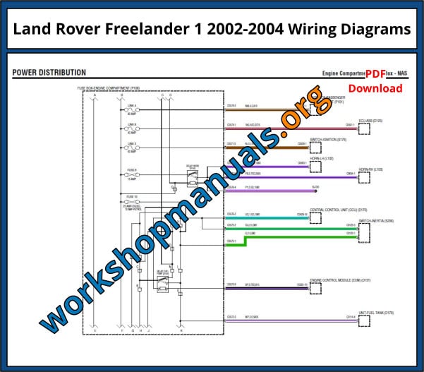 Land Rover Freelander 1 2002-2004 Wiring Diagrams