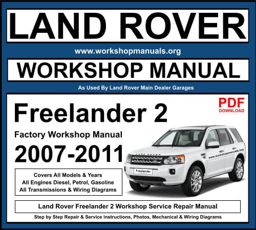 Land Rover Freelander 2 Workshop Repair Manual PDF