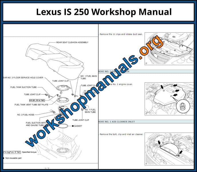 Lexus IS 250 Workshop Manual