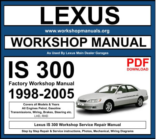Lexus IS 300 Workshop Repair Manual