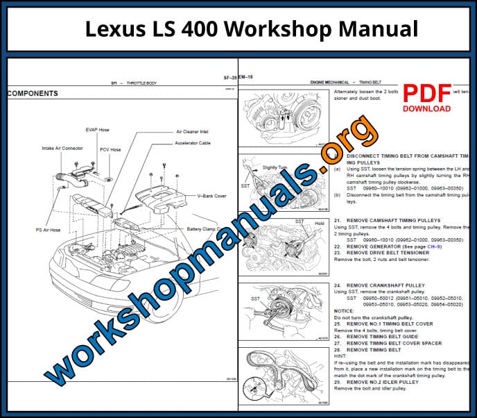 Lexus LS 400 Workshop Manual