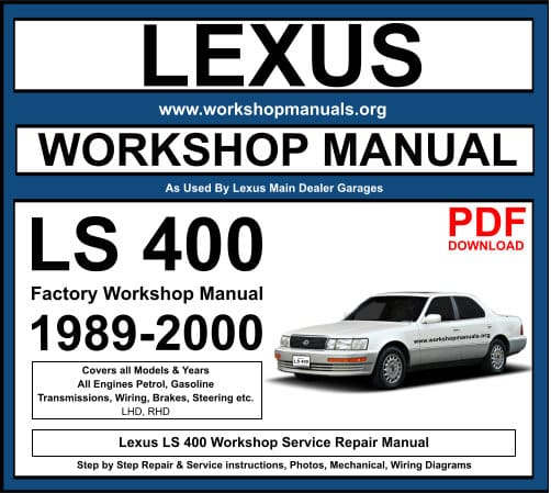 Lexus LS 400 Workshop Repair Manual