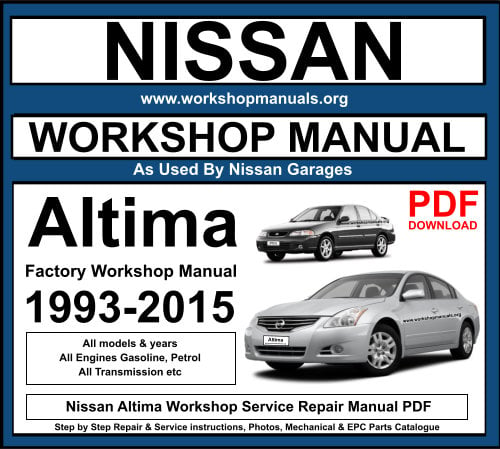 Nissan Altima Workshop Service Repair Manual