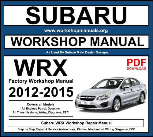 Subaru WRX Workshop Repair Manual
