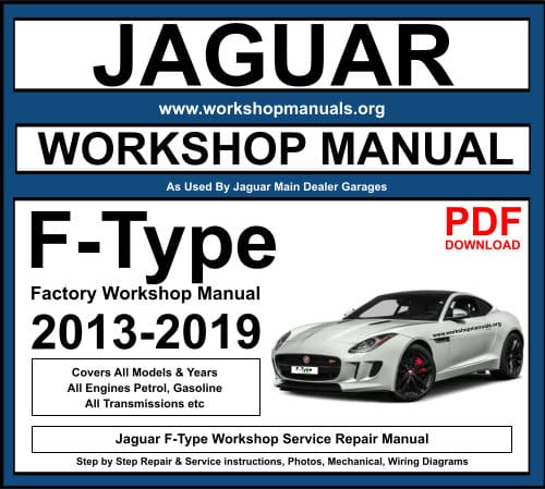 Jaguar F Type Workshop Repair Manual