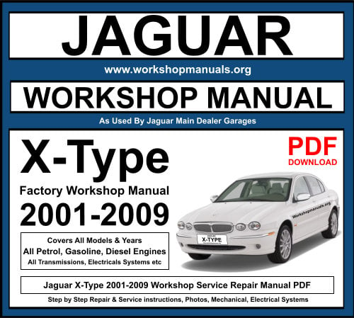 Jaguar X-Type 2001-2009 Workshop Repair Manual Download PDF