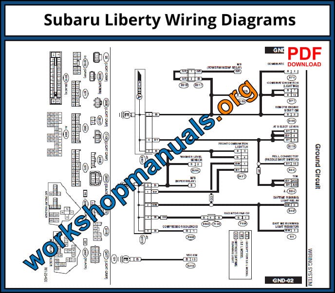 Subaru Liberty Wiring Diagrams