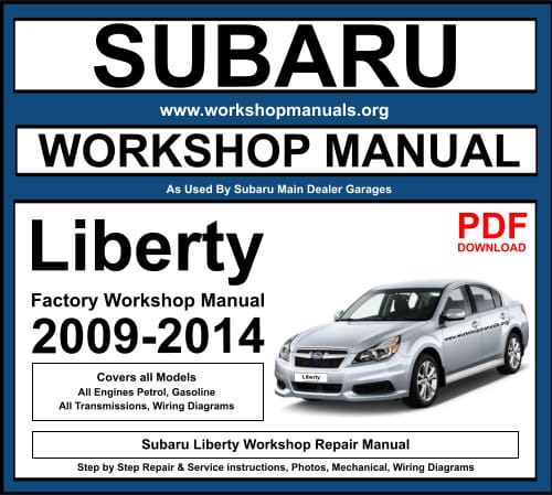 Subaru Liberty Workshop Repair Manual