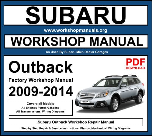 Subaru Outback Workshop Repair Manual