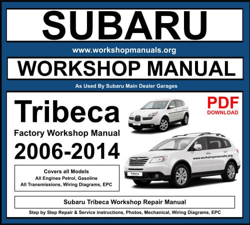 Subaru Tribeca Workshop Repair Manual