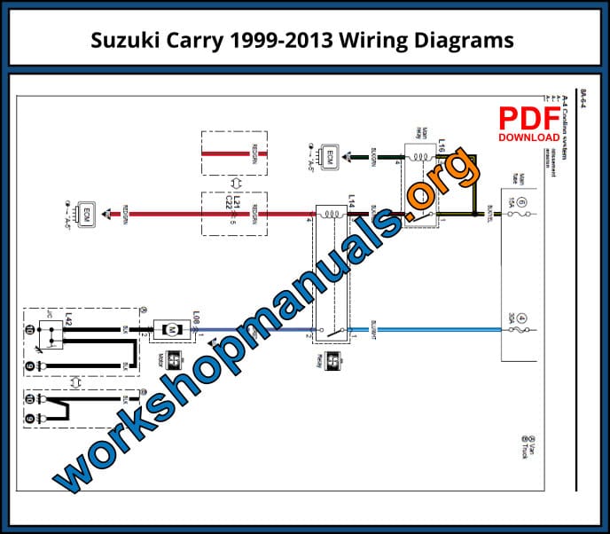 Suzuki Carry Wiring Diagrams Download PDF