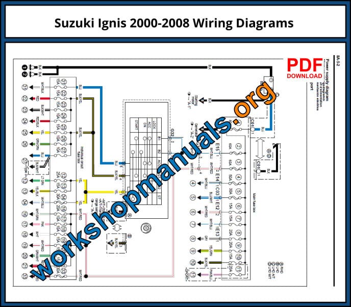 Suzuki Ignis Wiring Diagrams Download PDF