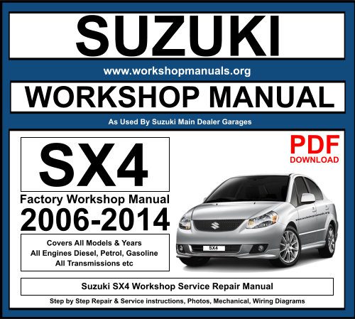 Suzuki SX4 Workshop Repair Manual