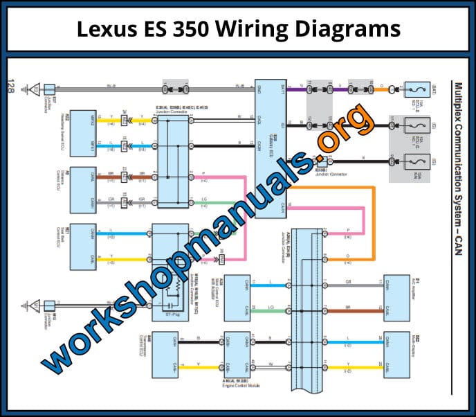 Lexus ES 350 Wiring Diagrams