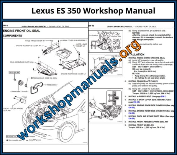 2024 Lexus Es 350 Owners Manual Pdf Bianca Christel