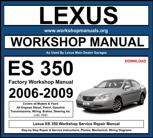 Lexus ES 350 Workshop Repair Manual