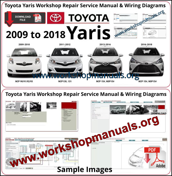Toyota Yaris Workshop Repair Manual