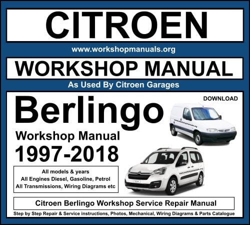 Citroen Berlingo Workshop Repair Manual Download