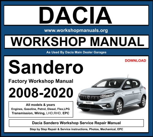 DACIA Sandero Workshop Repair Manual