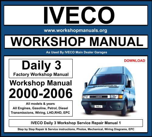 IVECO Daily 3 Workshop Repair Manual