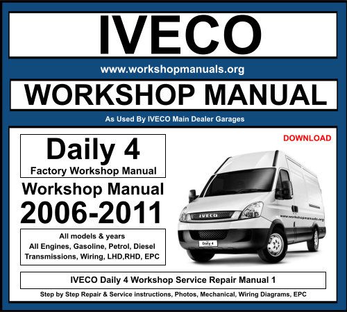IVECO Daily 4 Workshop Repair Manual