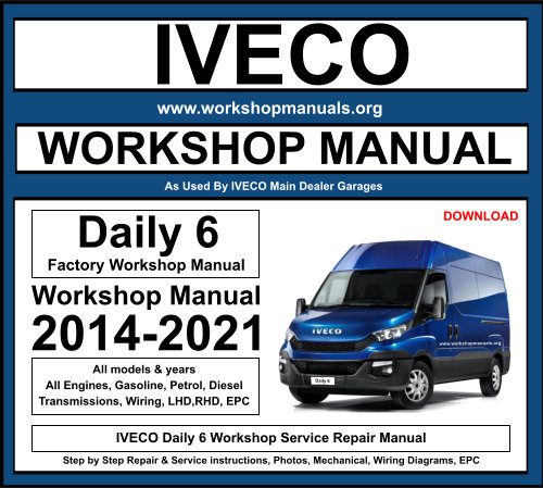 IVECO Daily 6 Workshop Repair Manual