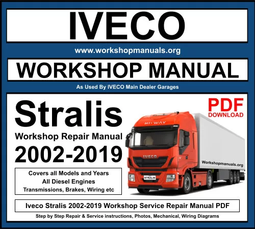 Iveco Stralis Workshop Repair Manual Download PDF