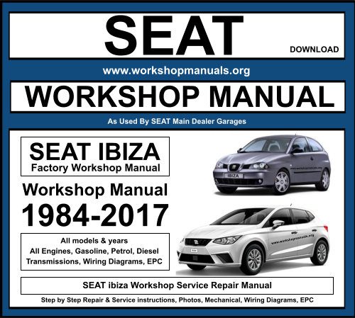 SEAT ibiza Workshop Service Repair Manual
