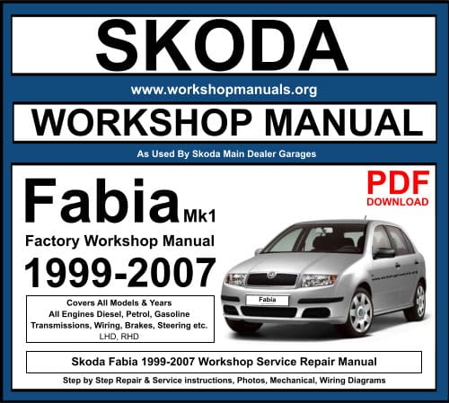 Skoda Fabia 1999-2007 Workshop Repair Manual