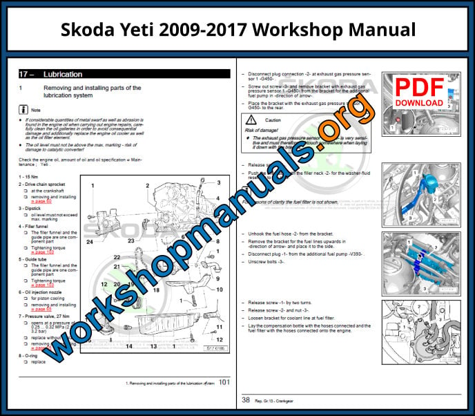 Skoda Yeti bis 2017 5L Betriebsanleitung Bordbuch DEUTSCH
